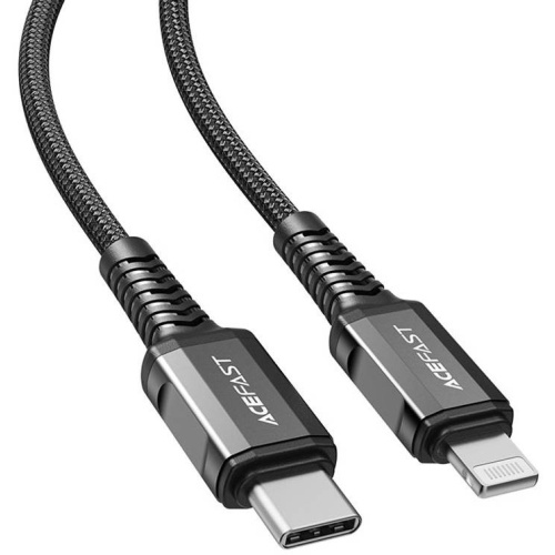 AceFast Distributor - 6974316280484 - ACE28 - Acefast C1-01 cable USB-C / Lightning, 30W, 1.2m (black) - B2B homescreen