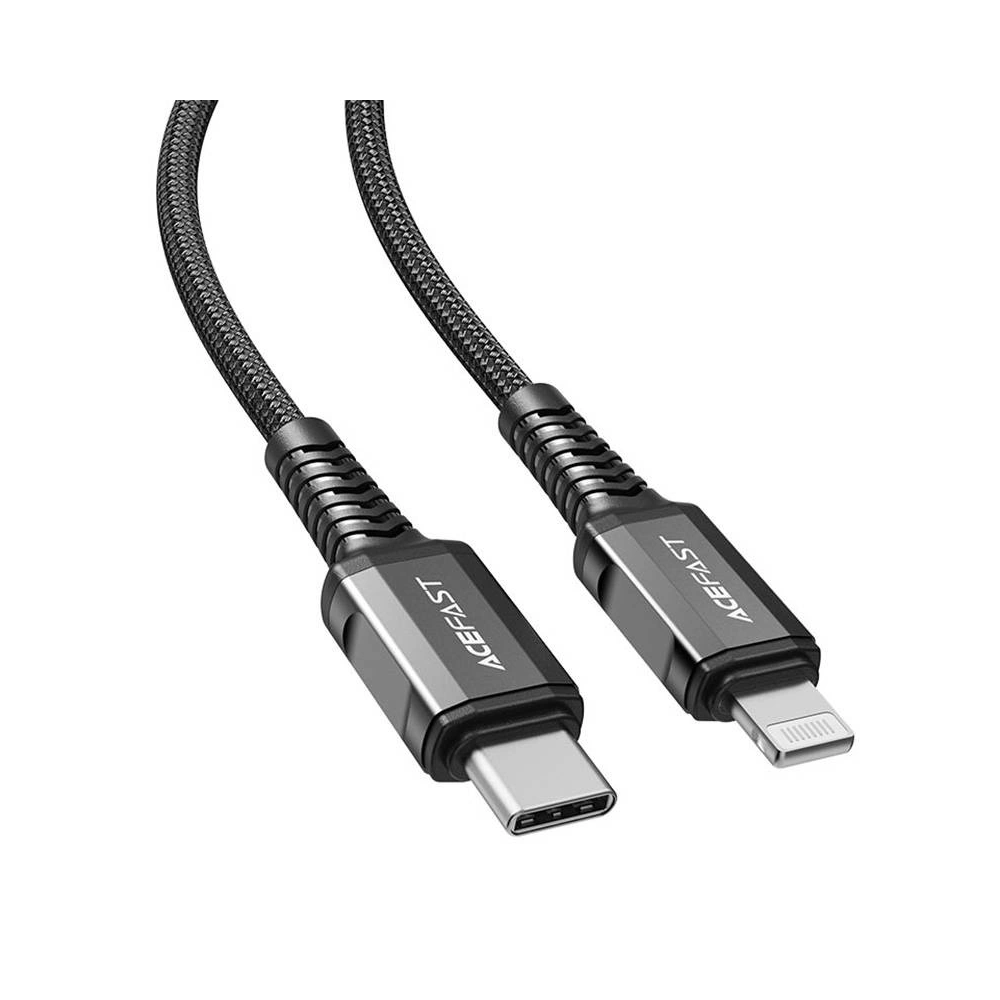 Hurtownia GSM - Kabel Acefast C1-01 USB-C / Lightning, 30W, 1.2m (schwarz) - ACE28 - {ean13} - Hurt