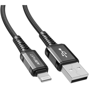Wholesale Acefast C1-02 cable USB-A / Lightning, MFi, 1.2m (black) - ACE29 - {ean13} - Hurt