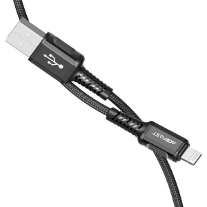 Wholesale Acefast C1-02 cable USB-A / Lightning, MFi, 1.2m (black) - ACE29 - {ean13} - Hurt