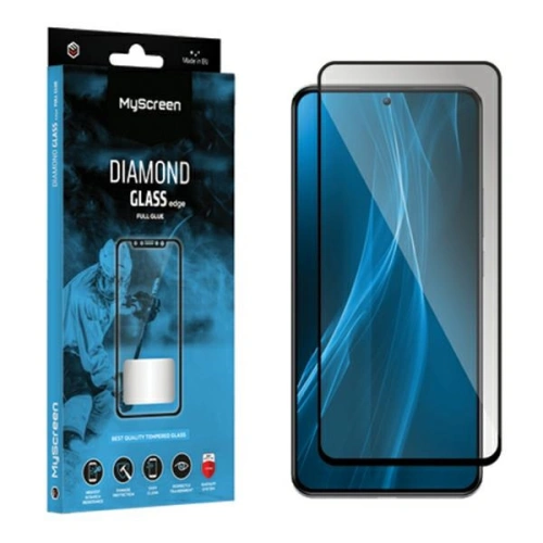 Szkło hartowane MyScreen Diamond Glass Edge Full Glue Vivo Y17s czarny/black 