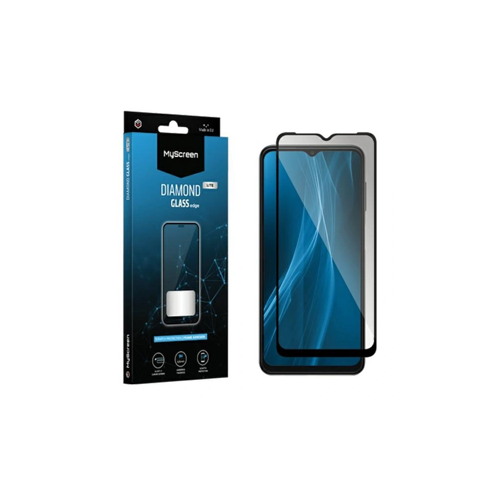 Wholesale MyScreen Diamond Glass Edge Lite Full Glue Honor X6a black - MSRN437 - {ean13} - Hurt