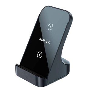 Wholesale Acefast E14 15W inductive charger with stand + USB-A / USB-C cable (grey) - ACE40 - {ean13} - Hurt