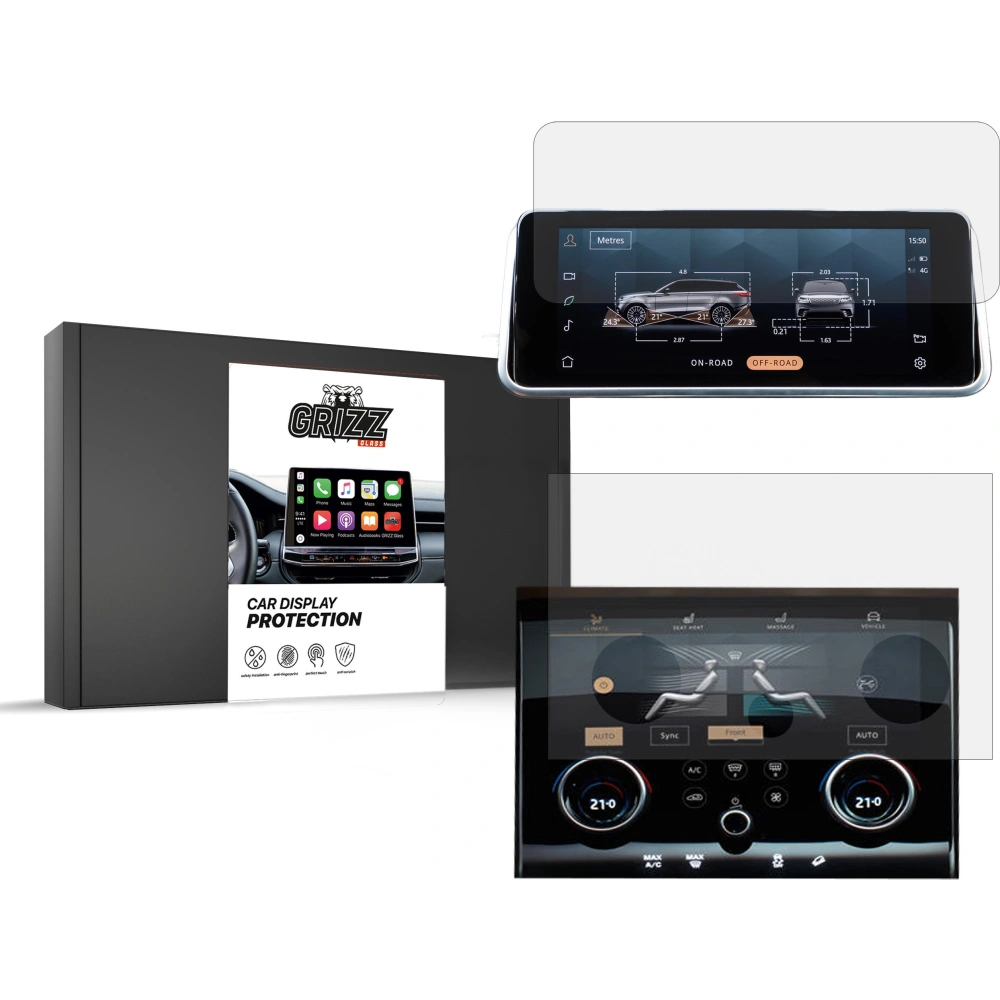 Hurtownia GSM - Matte fólia GrizzGlass CarDisplay Protection a Range Rover Velar 2017-2023-hoz [2w1] - GRZ7262 - {ean13} - Hurt