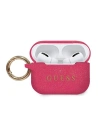 Etui Guess GUACAPSILGLFU Apple AirPods Pro cover fuksja/fuschia Silicone