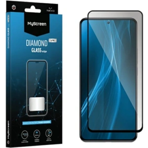 Hurtownia GSM - Szkło hartowane MyScreen Diamond Glass Edge Lite Full Glue Xiaomi Redmi 12 5G / 4G / 12R czarny/black - MSRN441 - {ean13} - Hurt