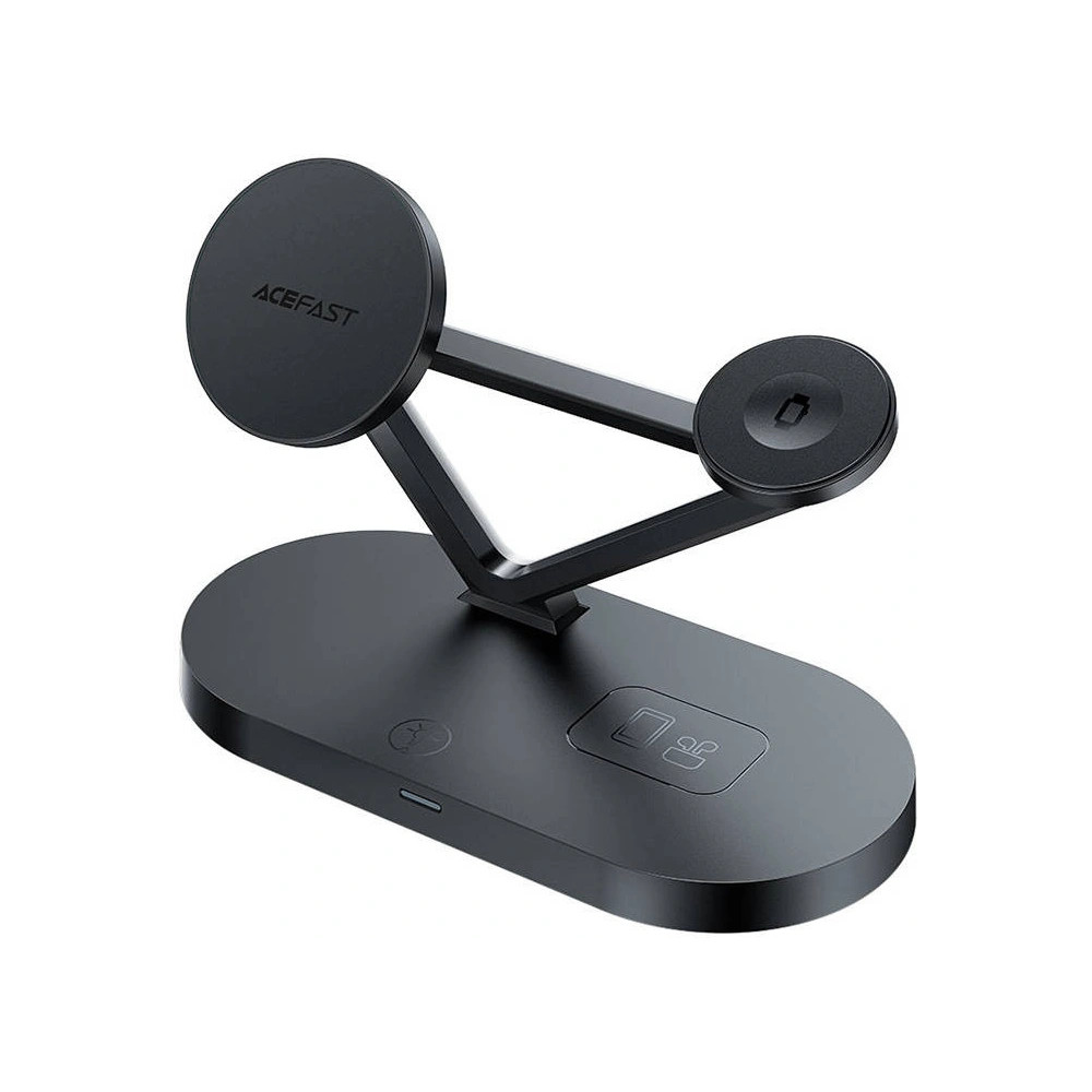 Hurtownia GSM - Acefast E9 vezeték nélküli töltő 3w1, MagSafe, 15W (fekete) - ACE41 - {ean13} - Hurt