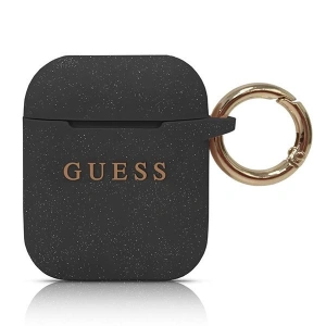 Hurtownia GSM - Etui Guess GUACCSILGLBK Apple AirPods cover czarny/black Silicone - GUE084BLK - {ean13} - Hurt