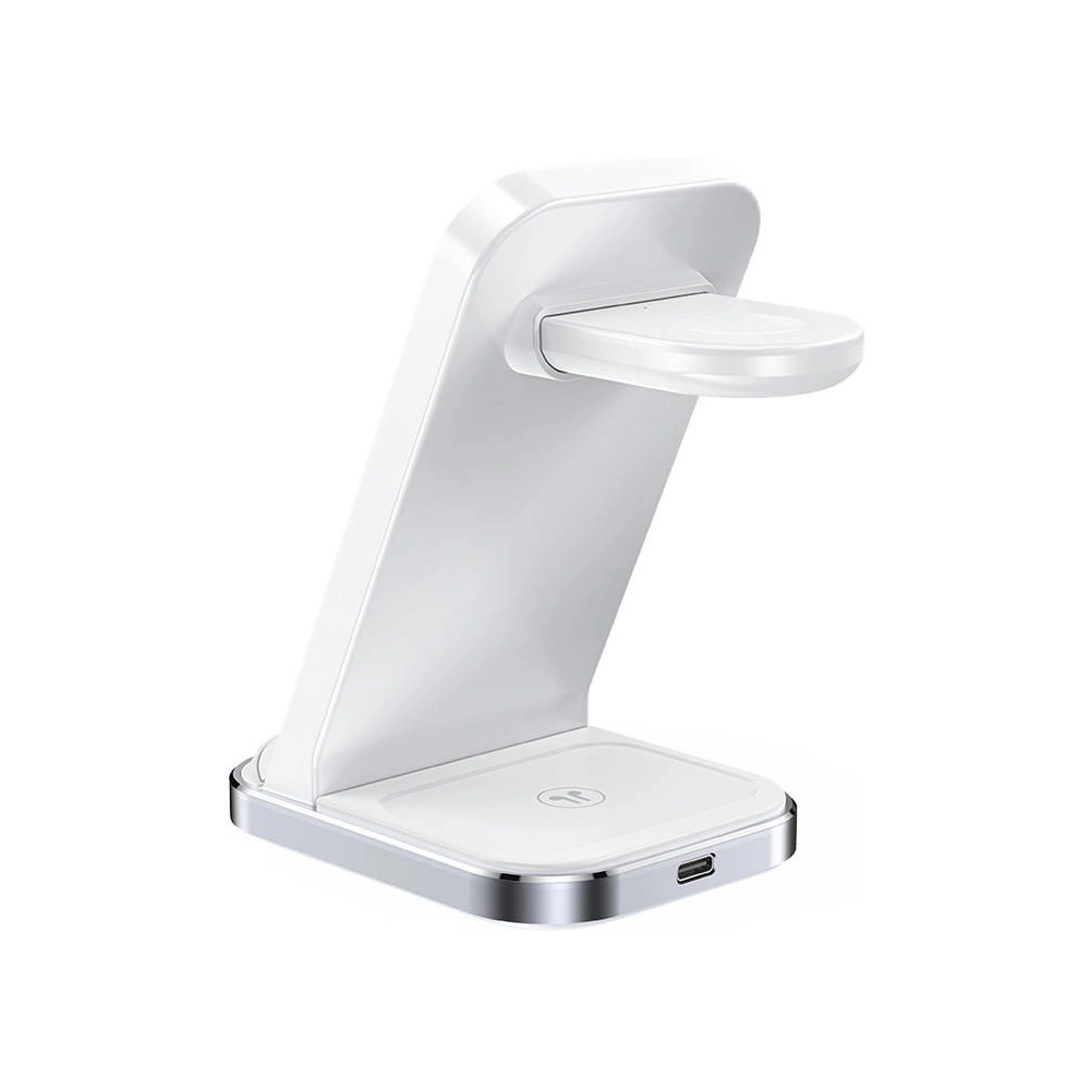 Hurtownia GSM - Încărcător wireless cu suport Acefast E15 3w1, 15W (alb) - ACE44 - {ean13} - Hurt