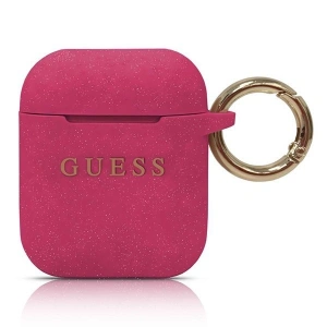 Hurtownia GSM - Etui Guess GUACCSILGLFU Apple AirPods cover fuksja/fuchsia Silicone - GUE085FKS - {ean13} - Hurt
