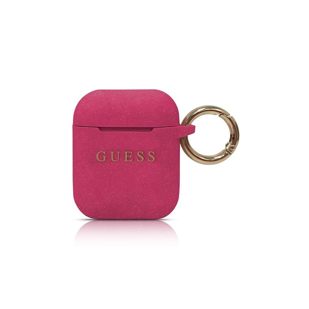 Hurtownia GSM - Etui Guess GUACCSILGLFU Apple AirPods cover fuksja/fuchsia Silicone - GUE085FKS - {ean13} - Hurt