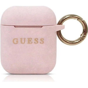 Hurtownia GSM - Etui Guess GUACCSILGLLP Apple AirPods cover jasnoróżowy/pink Silicone - GUE086PNK - {ean13} - Hurt