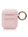 Etui Guess GUACCSILGLLP Apple AirPods cover jasnoróżowy/pink Silicone
