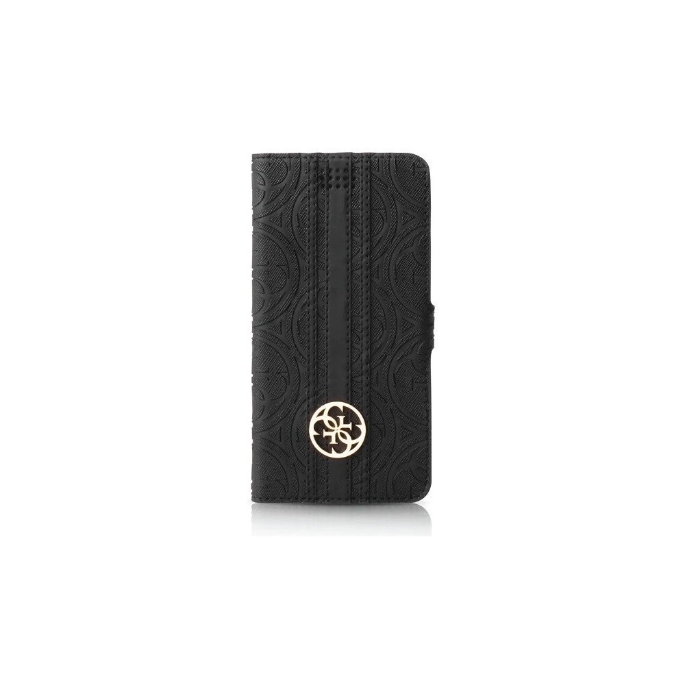 Hurtownia GSM - Etui Guess GUBKLHEBK Universal L 4.6 - 5.2" czarny/black book 4G Heritage - GUE087BLK - {ean13} - Hurt