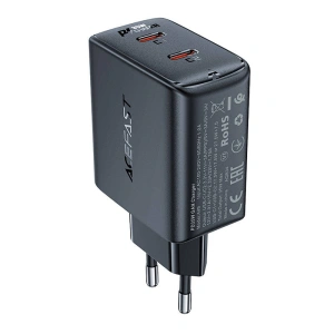 Wholesale Acefast A49 network charger 2xUSB-C, PD, 35W (black) - ACE52 - {ean13} - Hurt