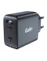 Wholesale Acefast A49 network charger 2xUSB-C, PD, 35W (black) - ACE52 - {ean13} - Hurt