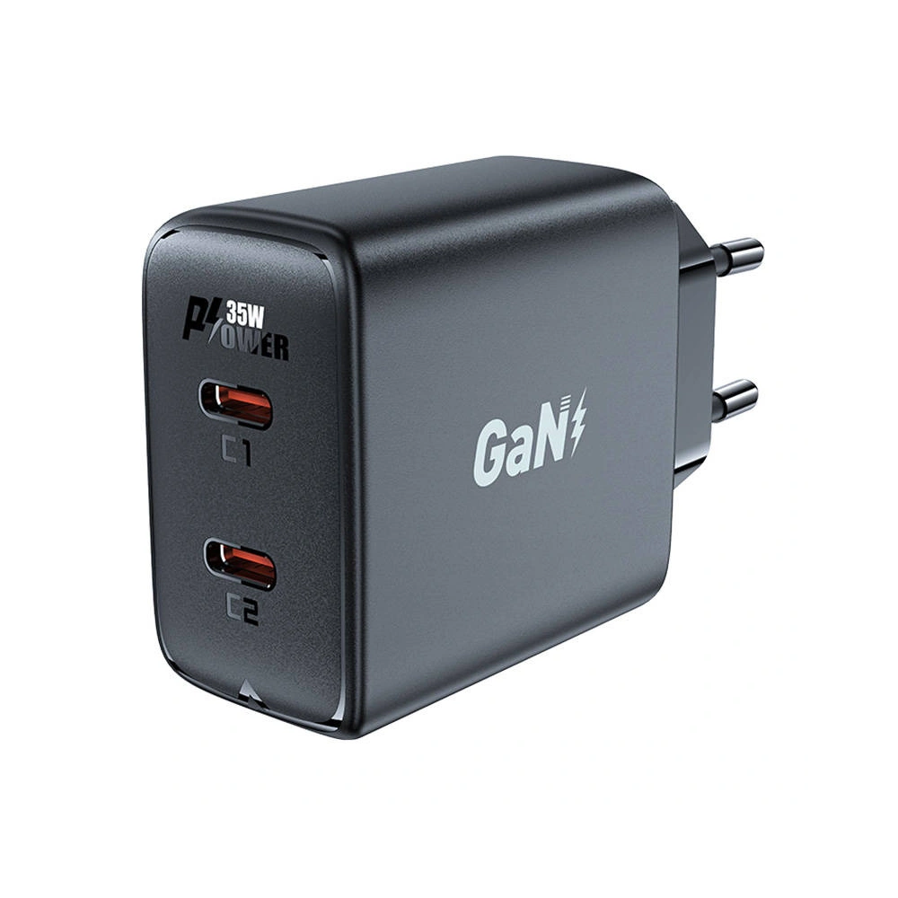 Hurtownia GSM - Acefast A49 Netzladegerät 2xUSB-C, PD, 35W (schwarz) - ACE52 - {ean13} - Hurt