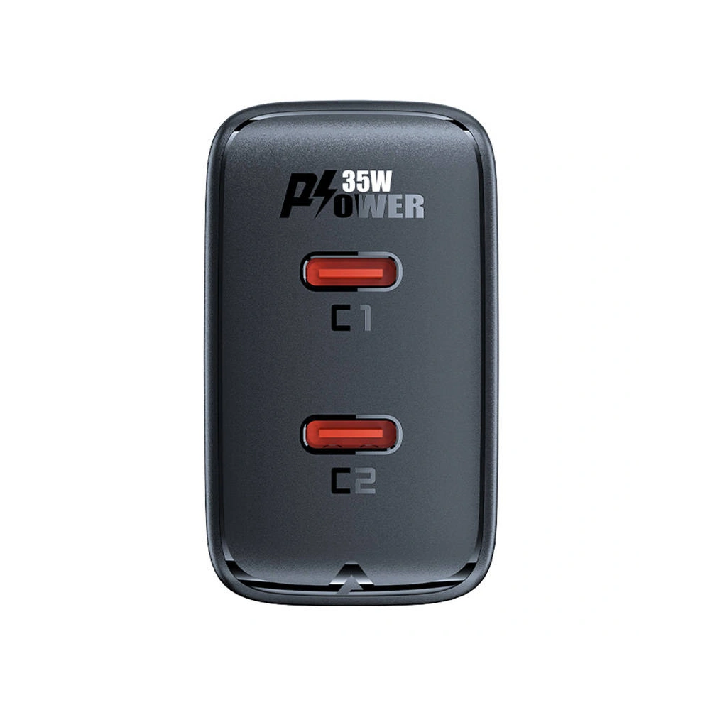Hurtownia GSM - Acefast A49 Netzladegerät 2xUSB-C, PD, 35W (schwarz) - ACE52 - {ean13} - Hurt
