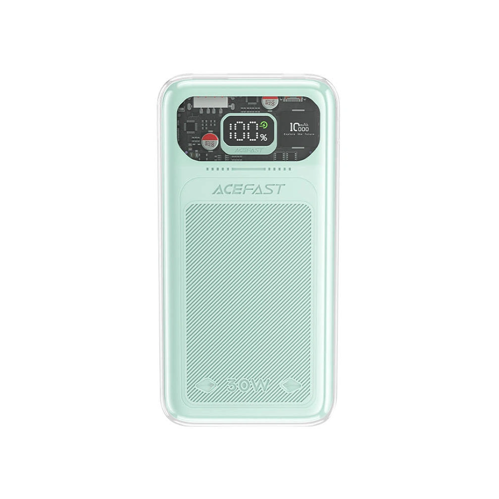 Wholesale Acefast M1 Sparkling Series powerbank 10000mAh, 30W (green) + cable USB-C - ACE53 - {ean13} - Hurt