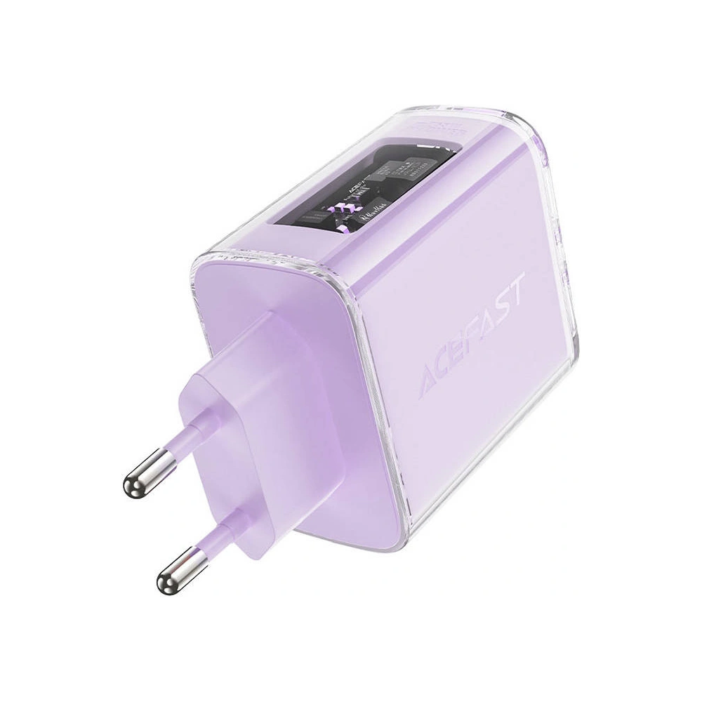 Hurtownia GSM - Acefast A45 hálózati töltő USB-A, 2xUSB-C, PD, 65W (lila) - ACE57 - {ean13} - Hurt