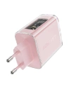 Acefast A45 network charger USB-A, 2xUSB-C, PD, 65W (pink)