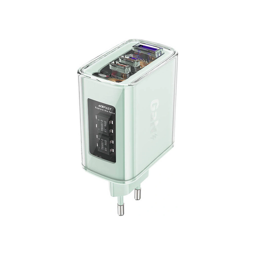 Hurtownia GSM - Acefast A45 Netzladegerät USB-A, 2xUSB-C, PD, 65W (grün) - ACE59 - {ean13} - Hurt