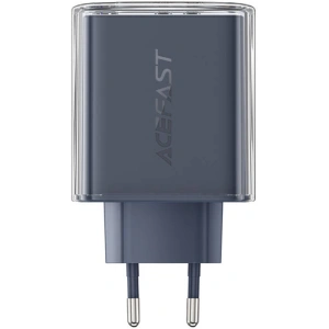 Wholesale Acefast A45 network charger USB-A, 2xUSB-C, PD, 65W (grey) - ACE60 - {ean13} - Hurt