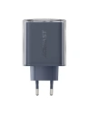 Acefast A45 Netzladegerät USB-A, 2xUSB-C, PD, 65W (grau)