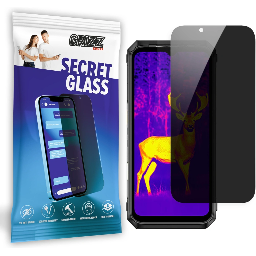 Hurtownia GSM - Glas privatisierend GrizzGlass SecretGlass für Ulefone Power Armor 18T Ultra - GRZ7281 - {ean13} - Hurt