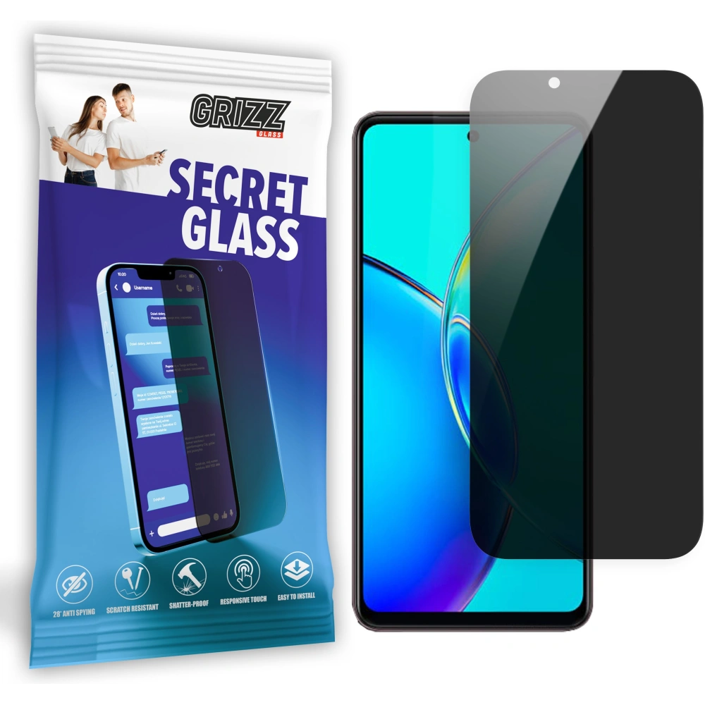 Matowe szkło prywatyzujące GrizzGlass SecretGlass do Vivo Y27s