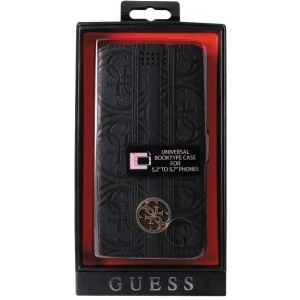 Wholesale Guess GUBKXLHEBK Universal XL 5.2 - 5.7" black book 4G Heritage - GUE088BLK - {ean13} - Hurt