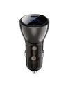 Acefast B10 car charger 2xUSB-C, 60W with display (black)