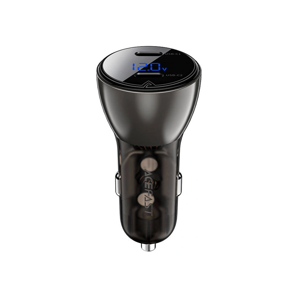 Hurtownia GSM - Autonabíječka Acefast B10 2xUSB-C, 60W s displejem (černá) - ACE64 - {ean13} - Hurt