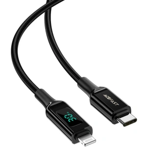 Wholesale Acefast C6-01 cable USB-C / Lightning, MFi, 30W, 1.2m (black) - ACE65 - {ean13} - Hurt