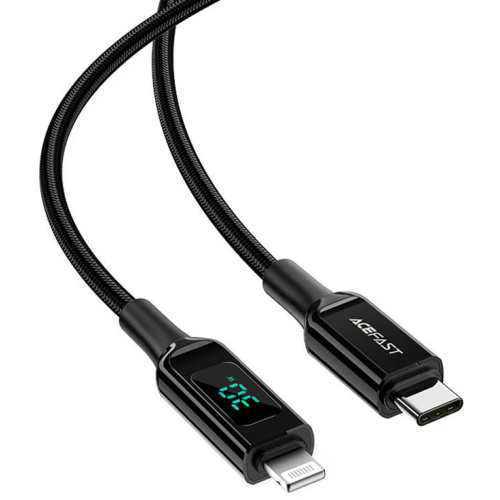 AceFast Distributor - 6974316281030 - ACE65 - Acefast C6-01 cable USB-C / Lightning, MFi, 30W, 1.2m (black) - B2B homescreen