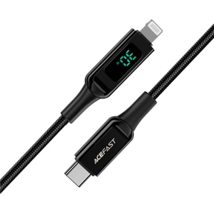 Wholesale Acefast C6-01 cable USB-C / Lightning, MFi, 30W, 1.2m (black) - ACE65 - {ean13} - Hurt