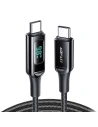 Acefast C6-03 cable USB-C / USB-C, 100W, 2m with display (black)