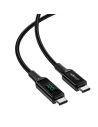 Wholesale Acefast C6-03 cable USB-C / USB-C, 100W, 2m with display (black) - ACE66 - {ean13} - Hurt