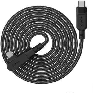 Wholesale Acefast C5-03 angle cable USB-C / USB-C, 100W, 2m (black) - ACE67 - {ean13} - Hurt