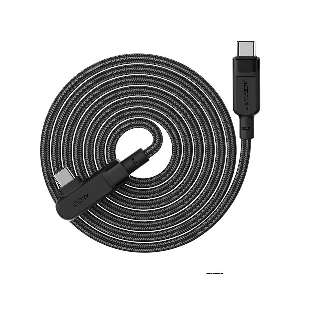 Wholesale Acefast C5-03 angle cable USB-C / USB-C, 100W, 2m (black) - ACE67 - {ean13} - Hurt