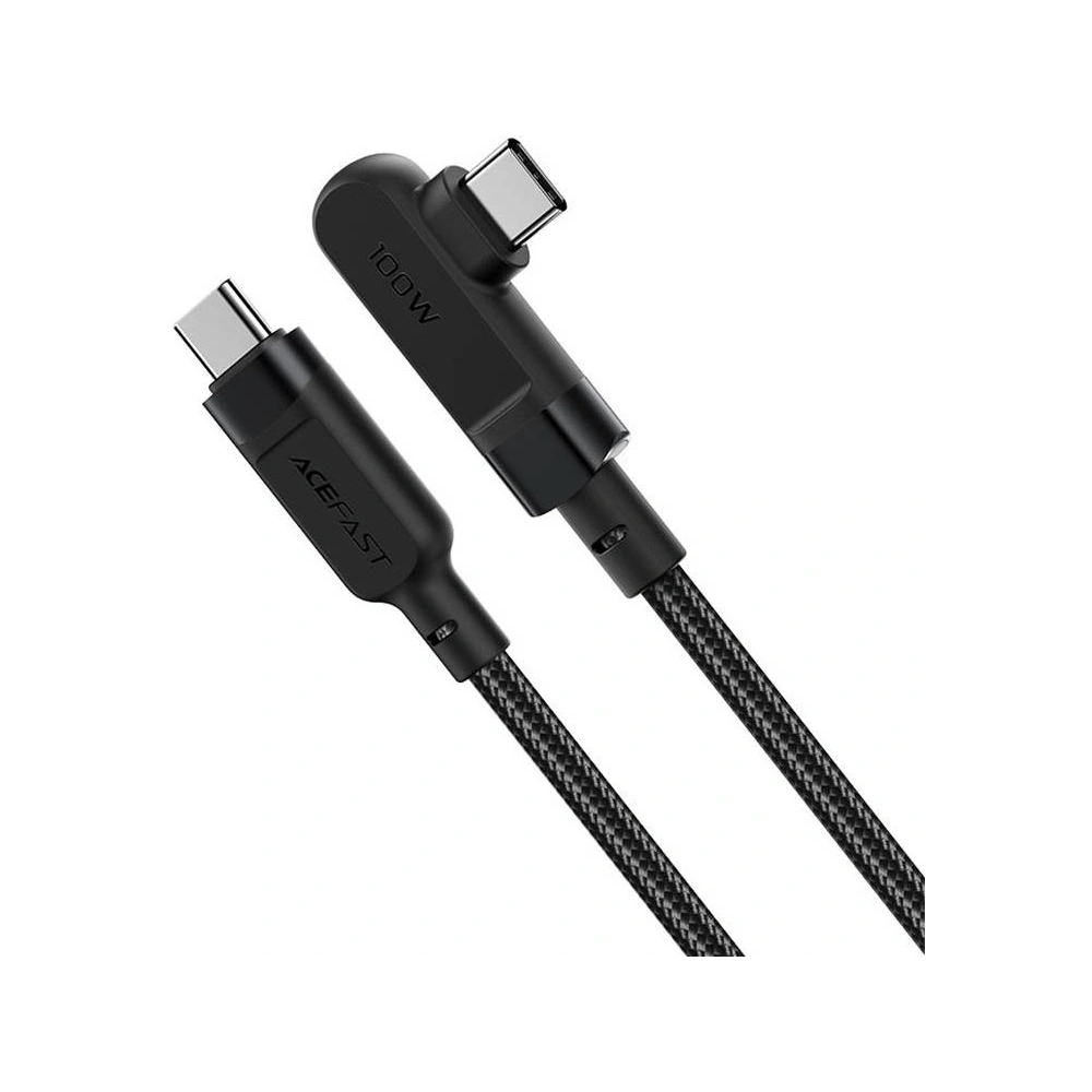Wholesale Acefast C5-03 angle cable USB-C / USB-C, 100W, 2m (black) - ACE67 - {ean13} - Hurt