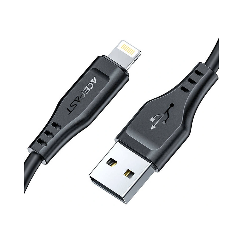 Hurtownia GSM - Kabel Acefast C3-02 USB-A / Lightning, MFi, 2.4A, 1.2m (negru) - ACE69 - {ean13} - Hurt