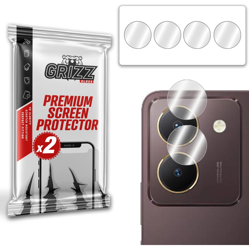 Wholesale GrizzGlass HybridGlass Camera Vivo Y27s - GRZ7307 - {ean13} - Hurt