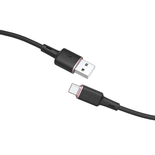 Kabel Acefast C2-04 USB-A / USB-C, 3A, 1.2m (czarny)