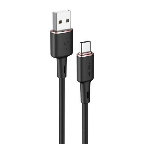 Kabel Acefast C2-04 USB-A / USB-C, 3A, 1.2m (czarny)