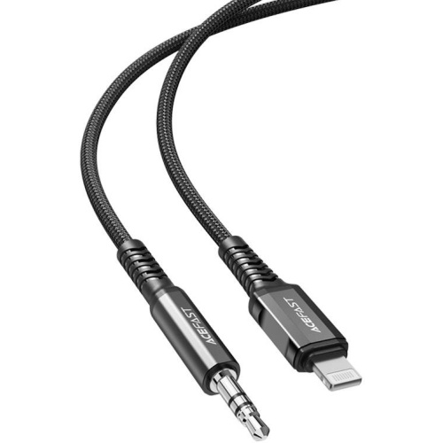 AceFast Distributor - 6974316280583 - ACE74 - Acefast C1-06 cable Lightning / mini jack 3,5mm, 1.2m (black) - B2B homescreen