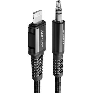 Wholesale Acefast C1-06 cable Lightning / mini jack 3,5mm, 1.2m (black) - ACE74 - {ean13} - Hurt