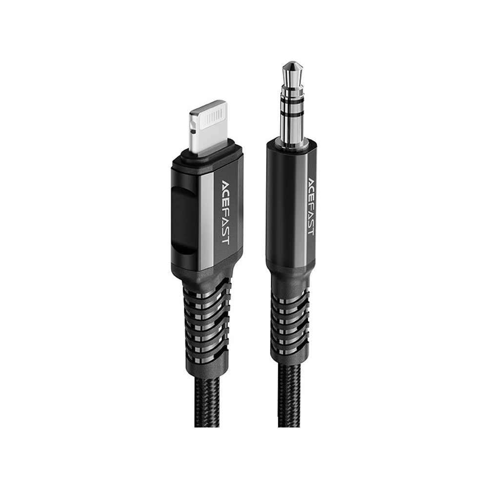 Wholesale Acefast C1-06 cable Lightning / mini jack 3,5mm, 1.2m (black) - ACE74 - {ean13} - Hurt