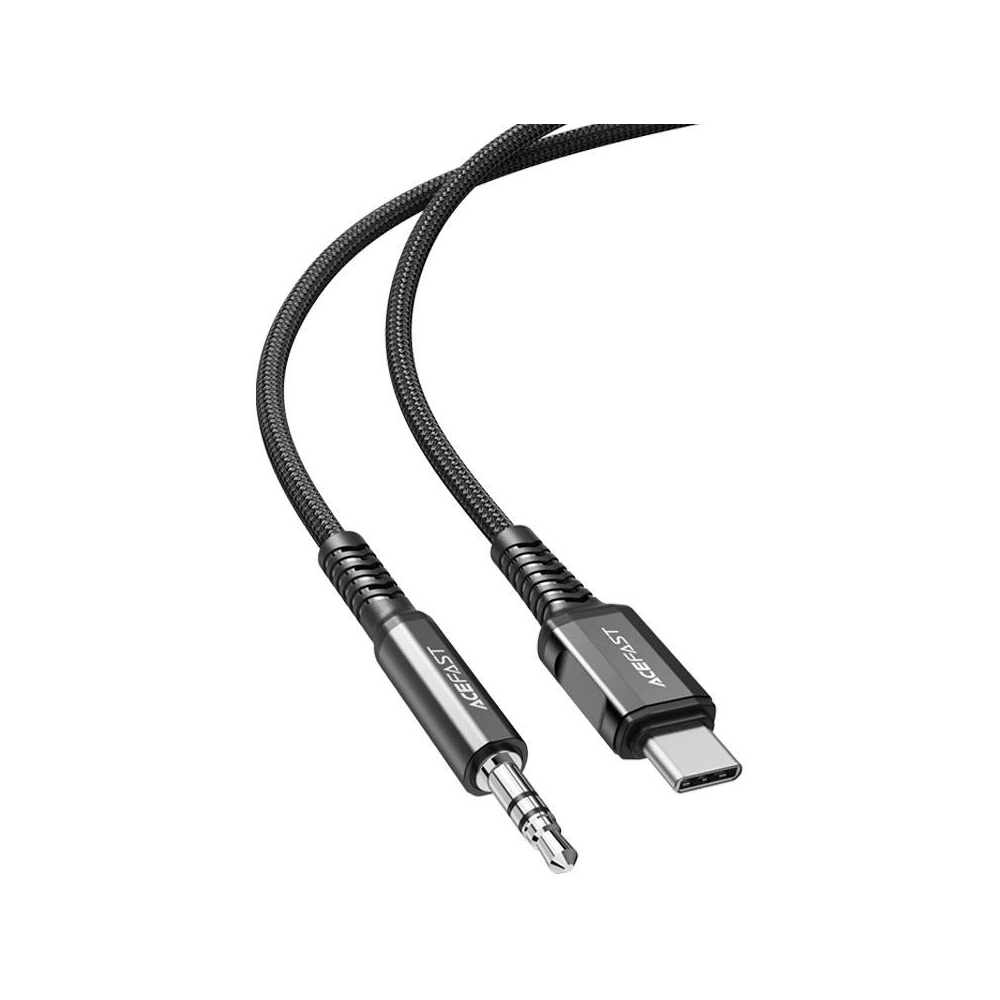 Wholesale Acefast C1-08 cable USB-C / mini jack 3,5mm 1.2m (black) - ACE75 - {ean13} - Hurt