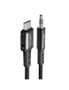 Wholesale Acefast C1-08 cable USB-C / mini jack 3,5mm 1.2m (black) - ACE75 - {ean13} - Hurt